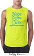 Prostate Cancer Hope Love Cure Sleeveless Shirt
