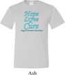 Prostate Cancer Hope Love Cure Tall Shirt