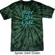 Prostate Cancer Hope Love Cure Tie Dye T-shirt