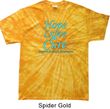 Prostate Cancer Hope Love Cure Tie Dye T-shirt