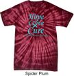 Prostate Cancer Hope Love Cure Tie Dye T-shirt