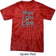 Prostate Cancer Hope Love Cure Tie Dye T-shirt