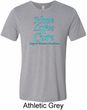 Prostate Cancer Hope Love Cure Tri Blend Tee