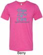 Prostate Cancer Hope Love Cure Tri Blend Tee