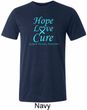 Prostate Cancer Hope Love Cure Tri Blend Tee