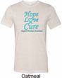 Prostate Cancer Hope Love Cure Tri Blend Tee