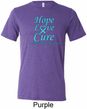 Prostate Cancer Hope Love Cure Tri Blend Tee