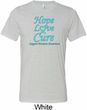 Prostate Cancer Hope Love Cure Tri Blend Tee