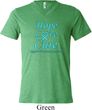 Prostate Cancer Hope Love Cure Tri Blend V-neck