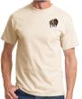 Proud Buffalo Patch Mens Shirt - Natural Color Wildlife Tee