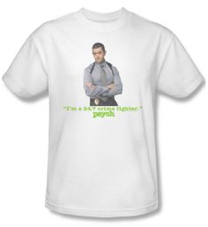 Psych Shirt 247 Adult White Tee T-Shirt