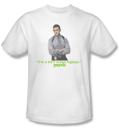 Psych Shirt 247 Adult White Tee T-Shirt