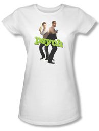 Psych Shirt Juniors Hands Up White Tee T-Shirt