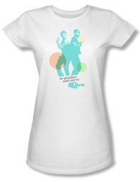Psych Shirt Juniors Predict And Serve White Tee T-Shirt