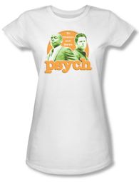 Psych Shirt Juniors Predictable White Tee T-Shirt