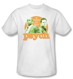 Psych Shirt Predictable Adult White Tee T-Shirt