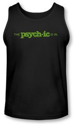 Psych Tank Top The Psychic Is In Black Tanktop