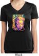 Psychedelic Buddha Ladies Moisture Wicking V-neck Shirt