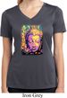 Psychedelic Buddha Ladies Moisture Wicking V-neck Shirt
