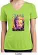 Psychedelic Buddha Ladies Moisture Wicking V-neck Shirt