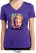 Psychedelic Buddha Ladies Moisture Wicking V-neck Shirt