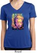 Psychedelic Buddha Ladies Moisture Wicking V-neck Shirt