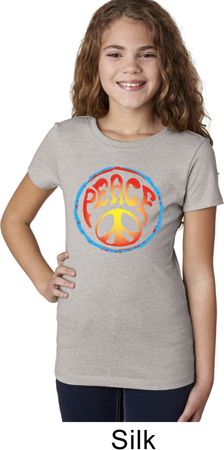Psychedelic Peace Girls Shirt