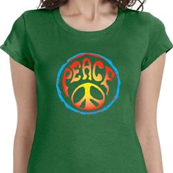 Psychedelic Peace Ladies Shirts