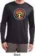 Psychedelic Peace Mens Dry Wicking Long Sleeve Shirt