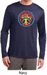 Psychedelic Peace Mens Dry Wicking Long Sleeve Shirt