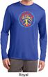 Psychedelic Peace Mens Dry Wicking Long Sleeve Shirt