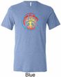 Psychedelic Peace Mens Tri Blend Crewneck Shirt