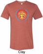 Psychedelic Peace Mens Tri Blend Crewneck Shirt