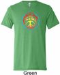 Psychedelic Peace Mens Tri Blend Crewneck Shirt