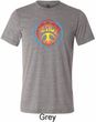 Psychedelic Peace Mens Tri Blend Crewneck Shirt