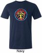 Psychedelic Peace Mens Tri Blend Crewneck Shirt