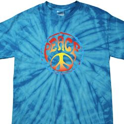 Psychedelic Peace Spider Tie Dye Shirt Psychedelic Peace Spider Tie Dye Shirt