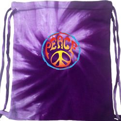 Psychedelic Peace Tie Dye Bag Psychedelic Peace Tie Dye Bag