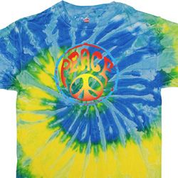 Psychedelic Peace Tie Dye Shirt Psychedelic Peace Tie Dye Shirt