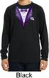 Purple Tuxedo Kids Moisture Wicking Long Sleeve Shirt