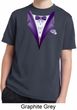 Purple Tuxedo Kids Moisture Wicking Shirt