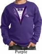 Purple Tuxedo Kids Sweat Shirt