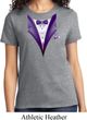 Purple Tuxedo Ladies Shirt