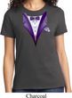 Purple Tuxedo Ladies Shirt