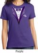 Purple Tuxedo Ladies Shirt