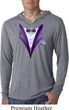 Purple Tuxedo Lightweight Hoodie Shirt