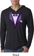 Purple Tuxedo Lightweight Hoodie Shirt