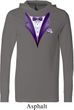Purple Tuxedo Lightweight Hoodie Tee