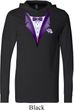 Purple Tuxedo Lightweight Hoodie Tee