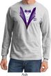 Purple Tuxedo Long Sleeve Shirt